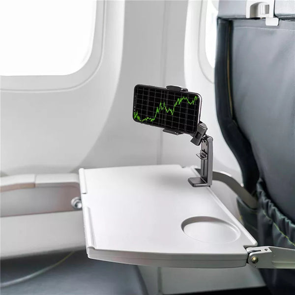 Portable Aeroplane Clip on  Mobile phone travel stand.